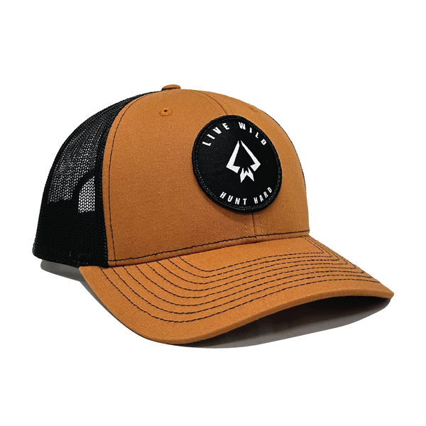 Live Wild Circle Patch - Caramel