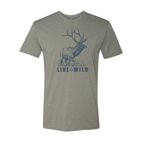 Walking Bull T - Stone Grey