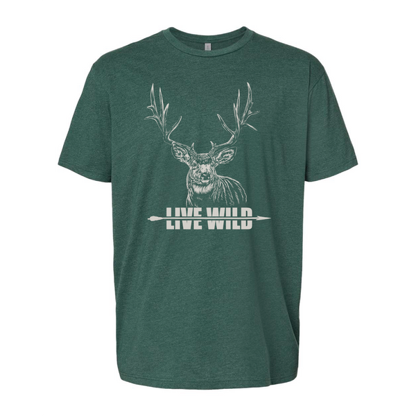 Mule Deer with Arrow T - Heather Forest