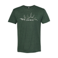 Angry 8 T - White Forest Green