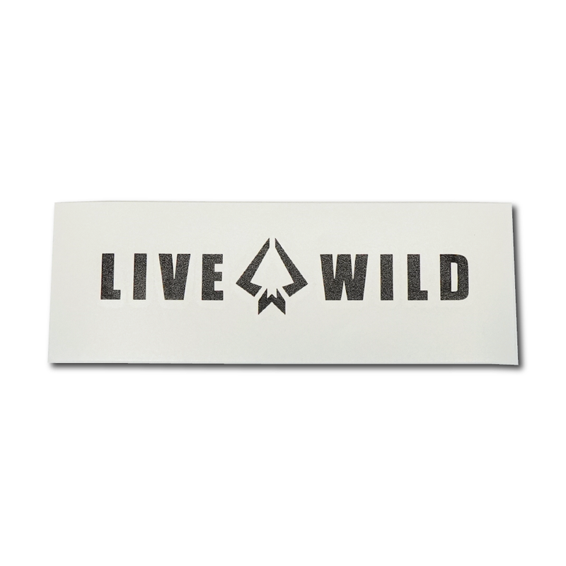 Live Wild Sticker