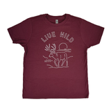 Live Wild Mule Tee - Youth