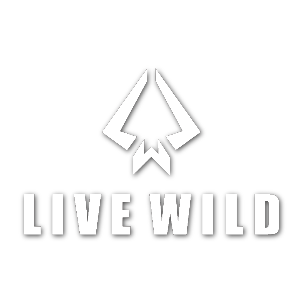 Live Wild Decal - White
