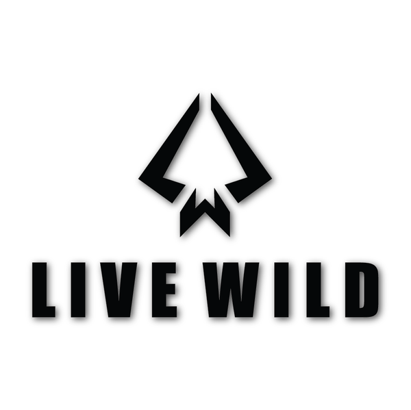 Live Wild Decal - Black