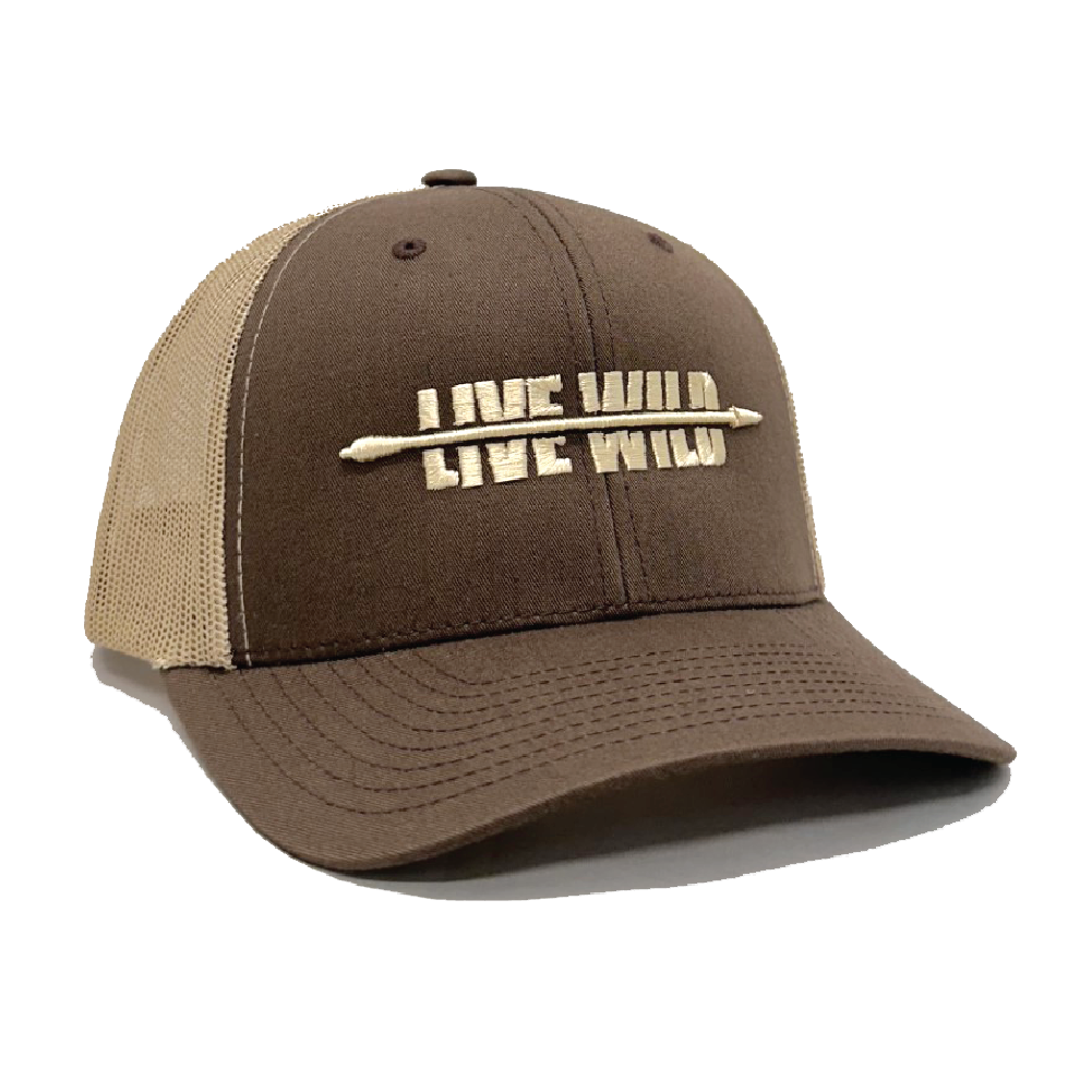 Live Wild Arrow Embroidery - Brown/Khaki