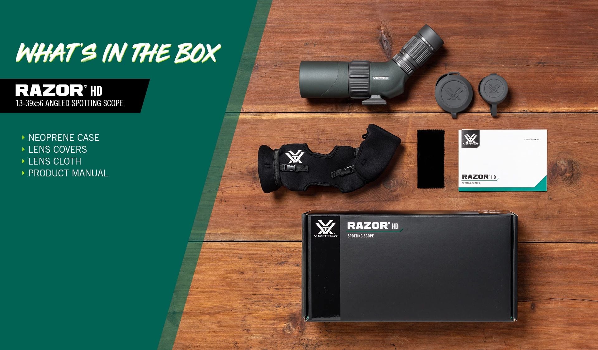 VORTEX Razor HD 13-39x56 Spotting Scope – Remi Warren