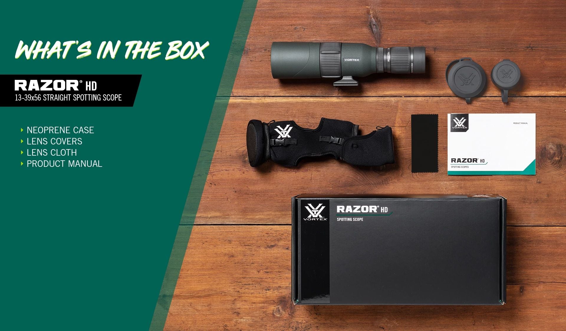 VORTEX Razor HD 13-39x56 Spotting Scope – Remi Warren