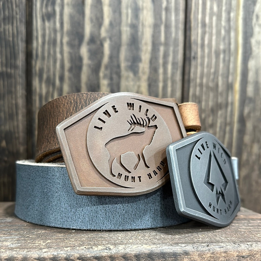 LIVE WILD ELK RUST W/ BROWN LEATHER BELT – Remi Warren LIVE WILD ELK RUST W/ BROWN LEATHER BELT – Remi Warren