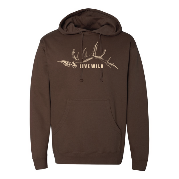 Angry 8 Hoodie - Brown