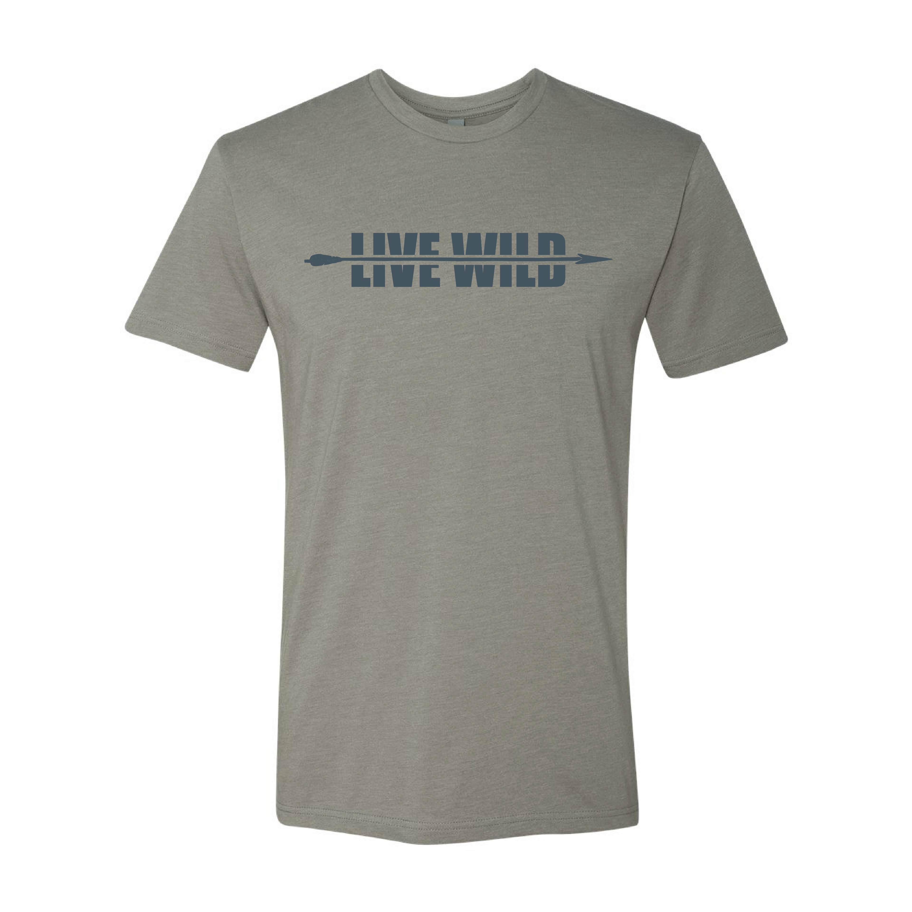 Live Wild Arrow T - Stone Grey
