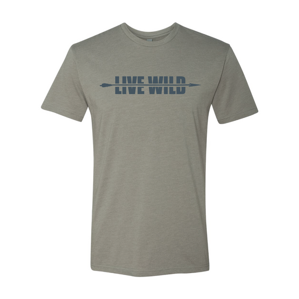 Live Wild Arrow T - Stone Grey