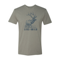 Walking Bull T - Stone Grey