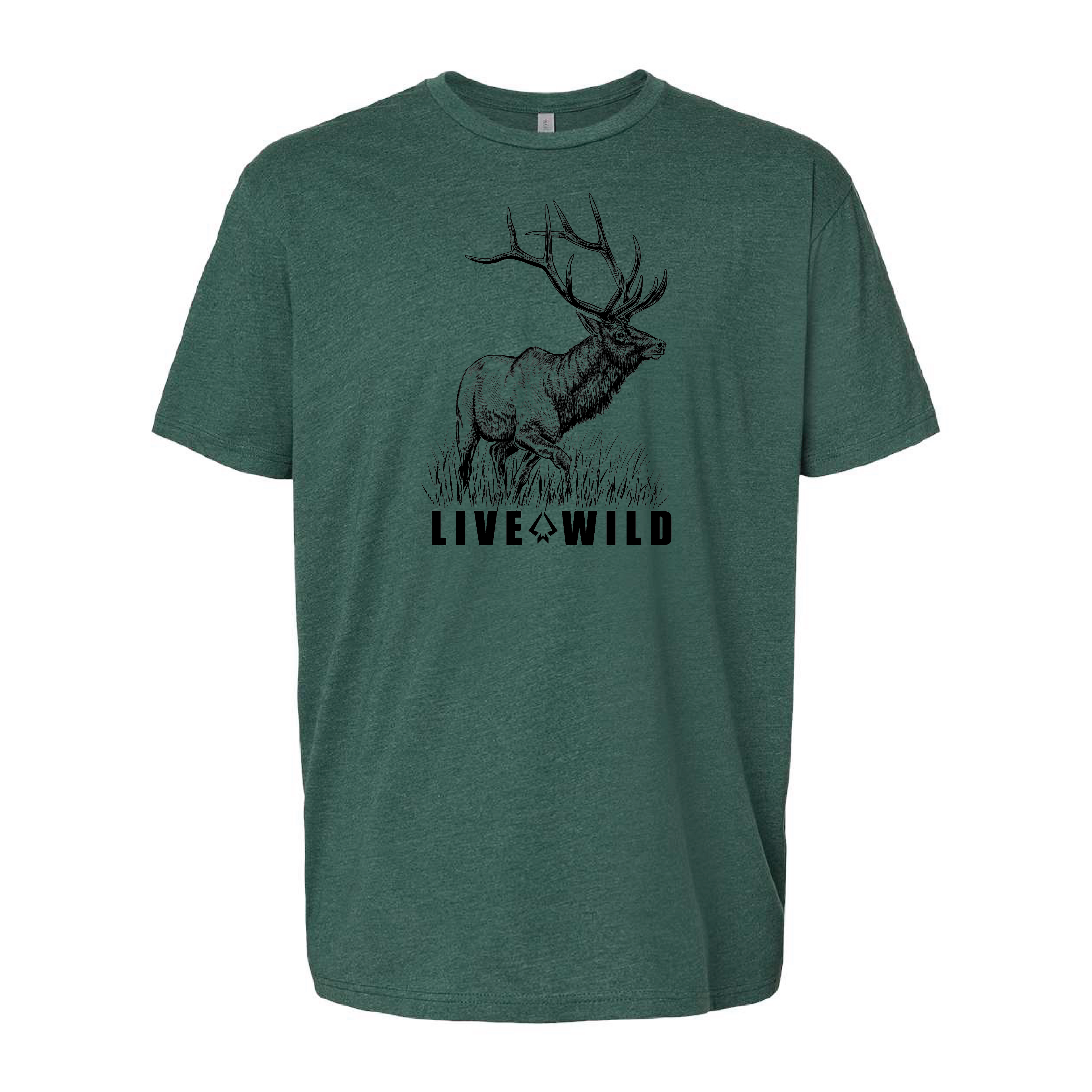 Walking Bull T - Forest Green