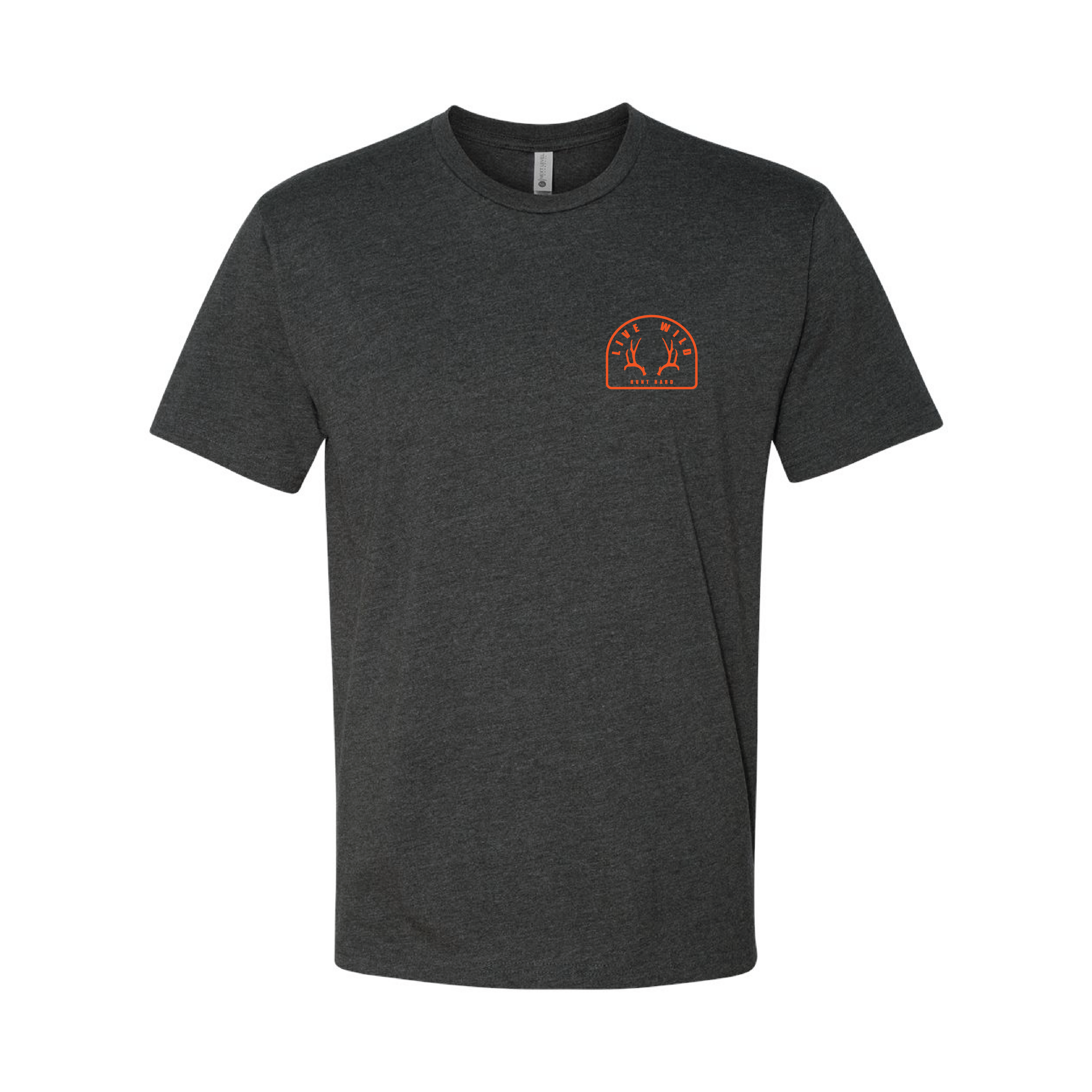 Mule Deer Antlers T - Charcoal