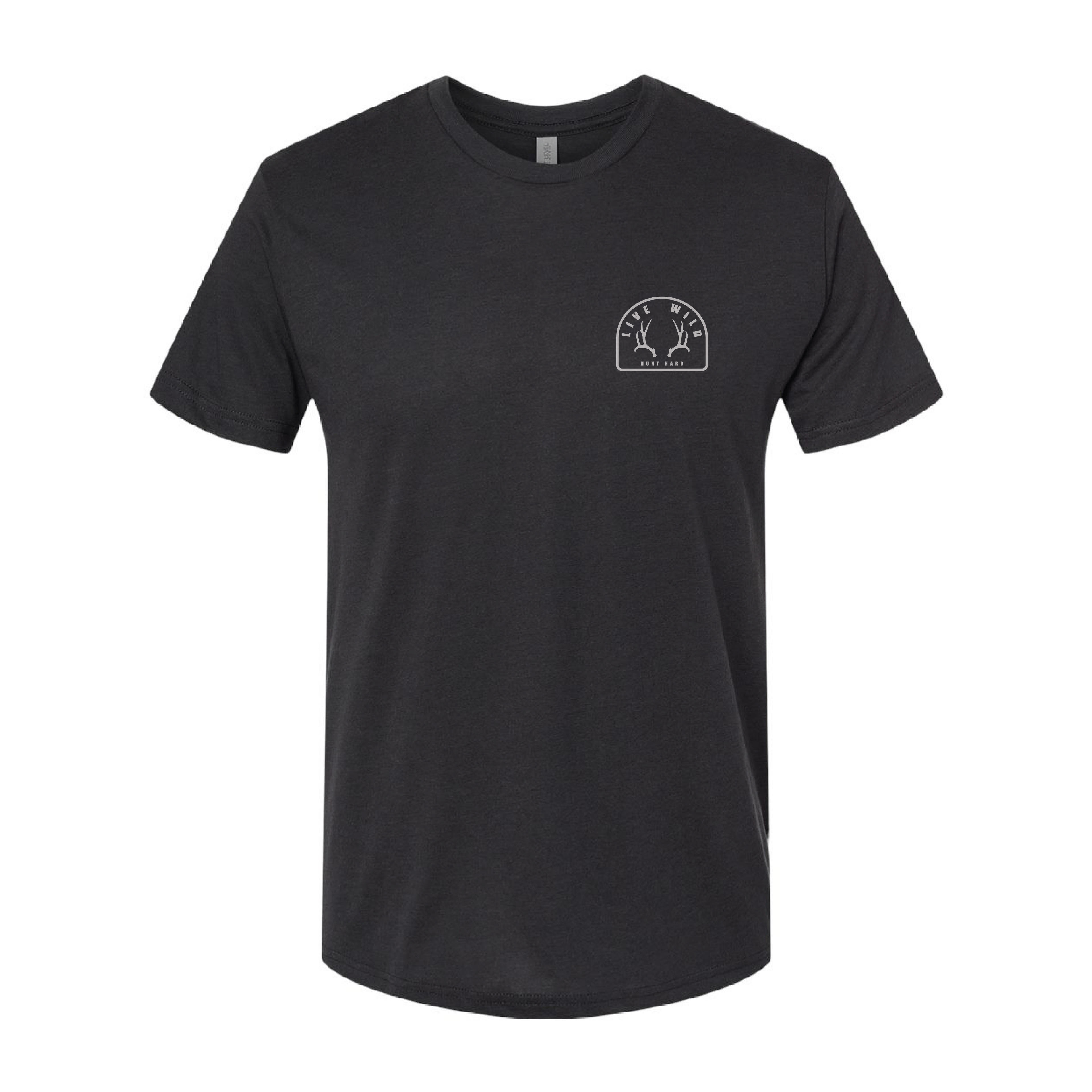 Mule Deer Antlers T - Graphite Black