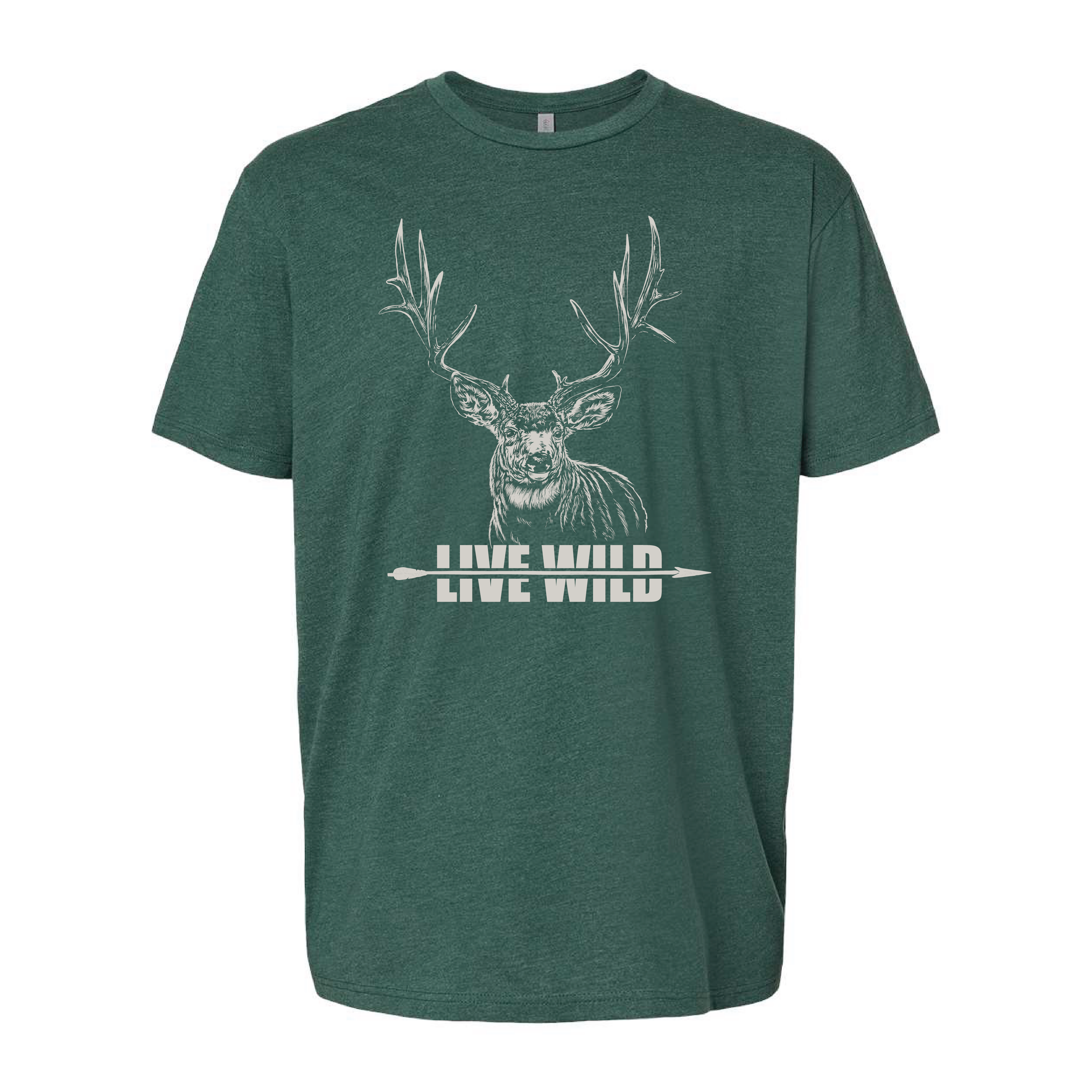 Mule Deer with Arrow T - Heather Forest