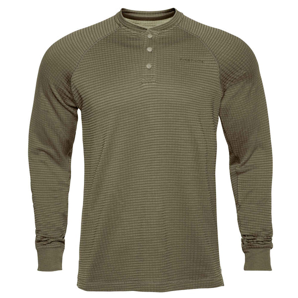 ThermaGrid Merino Wool Henley