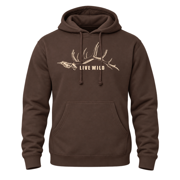 Angry 8 Hoodie - Brown